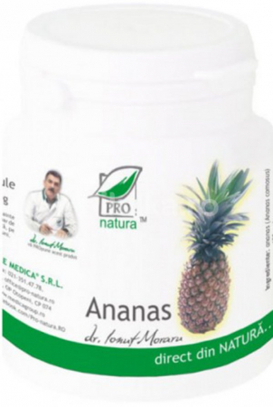 SUPLIMENTE SLĂBIRE - MEDICA ANANAS 200CP