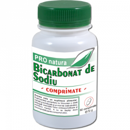 SUPLIMENTE STOMAC- DIGESTIE- COLON - MEDICA BICARBONAT SODIU 60CP