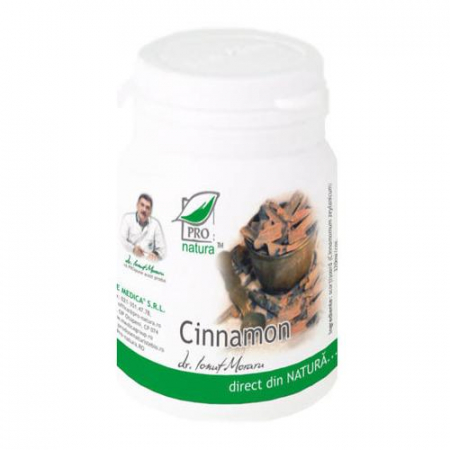 SUPLIMENTE DIABET - MEDICA CINNAMON 60CP