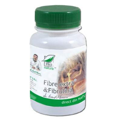 SUPLIMENTE STOMAC- DIGESTIE- COLON - MEDICA FIBRE EXTRA & FIBRULINA 60 CPS