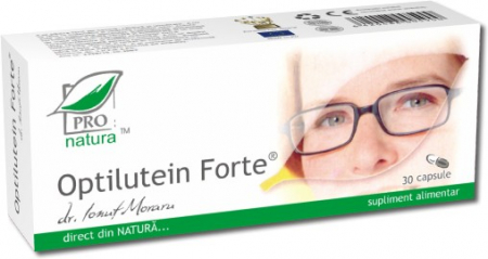 SUPLIMENTE TONICE - MEDICA OPTILUTEIN FORTE 30CP