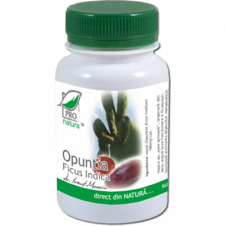 SUPLIMENTE SLĂBIRE - MEDICA OPUNTIA FICUS INDICA 60CP