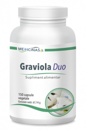 SUPLIMENTE ANTIOXIDANȚI-ANTITUMORAL - MEDICINAS GRAVIOLA DUO 150CP