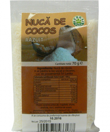 FOOD - MER NUCA COCOS RAZUITA 70G