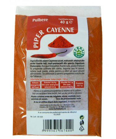 FOOD - MER PIPER CAYENNE PULBERE 40G