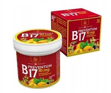 SUPLIMENTE ANTIOXIDANȚI-ANTITUMORAL - NATURALI PREVENTUM B17 CP
