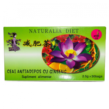 SUPLIMENTE SLĂBIRE - NATURALIA CEAI ANTIADIPOS GINSENG 30DZ