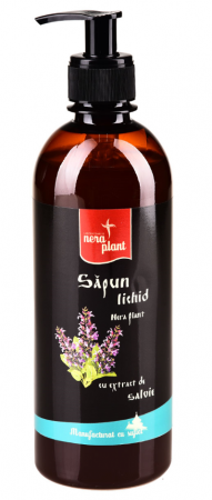 ȘAMPOANE- BALSAM- LOTIUNI-GELURI-PASTA DINTI - NERA SAPUN LICHID SALVIE 500ML