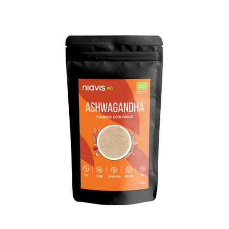 SUPLIMENTE TONICE - NIAVIS ASWAGANDA PULBERE ECOLOGICA 125 G
