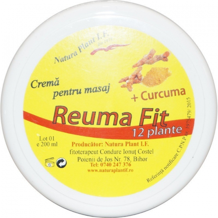CREME ANTIINFLAMATOARE-CIRCULAȚIE - NP CR REUMAFIT 200ML