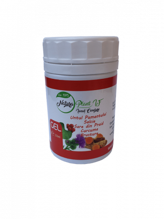 CREME ANTIINFLAMATOARE-CIRCULAȚIE - NP GEL UNTUL PAM +SALCIE +SARE PRAID +CURCUMA 250ML