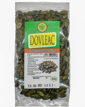 FOOD SEMINȚE- OLEAGINOASE - NSP MIEZ DOVLEAC 100G