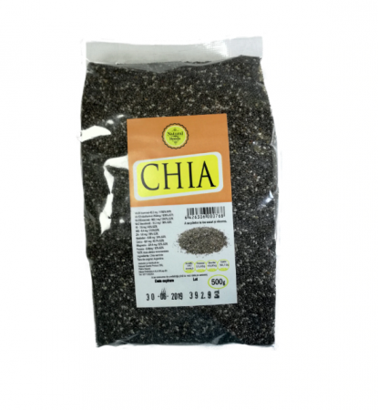 FOOD SEMINȚE- OLEAGINOASE - NSP SEM CHIA 500G