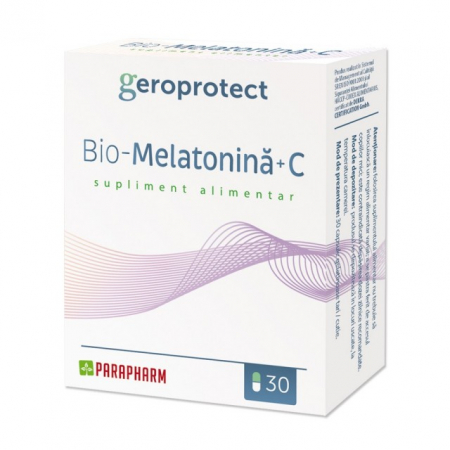 SUPLIMENTE SOMN DEPRESIE SISTEM NERVOS - PARA BIOMELATONINA +C 30CP