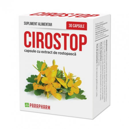 SUPLIMENTE HEPATOPROTECTOARE-BILA - PARA CIROSTOP 30CP
