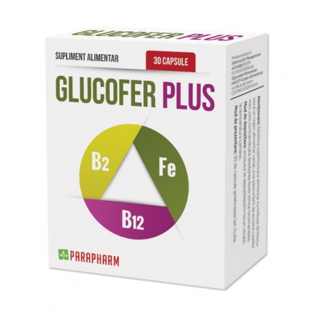 SUPLIMENTE DIABET - PARA GLUCOFER+ 30CP/1+1