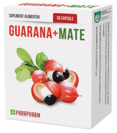 CREME ANTIINFLAMATOARE-CIRCULAȚIE - PARA GUARANA +MATE 30CP