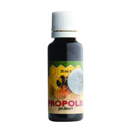 SUPLIMENTE RĂCEALĂ- APARAT RESPIRATOR ANTIVIRAL - PARA PICATURI PROPOLIS 30ML
