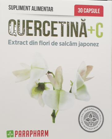 SUPLIMENTE IMUNITATE - PARA QUERCETINA 250MG+VIT C 30 CPS