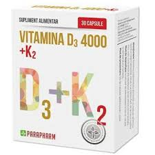 Import - PARA VIT D3 4000MG+K2 30 CPS
