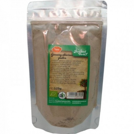 SUPERALIMENTE - PARADIS PUDRA GINSENG SIBERIAN BIO 125g