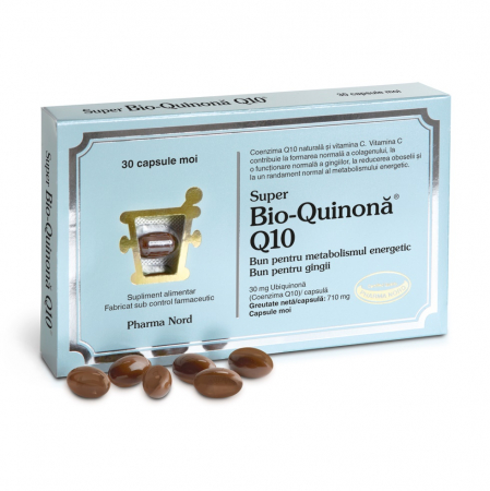 SUPLIMENTE CARDIO VASCULARE - PHARMA NORD BIO QUINONA +Q10 30CP