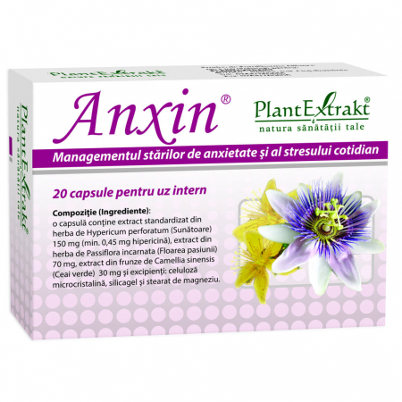 SUPLIMENTE SOMN DEPRESIE SISTEM NERVOS - PL MED ANXIN 20CP