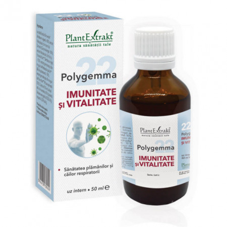 SUPLIMENTE IMUNITATE - PL MED POLYGEMA 22 IMUNITATE VITALITATE 50ML