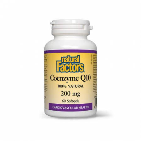 SUPLIMENTE CARDIO VASCULARE - PROV COENZIMA 200 MG NATURAL FACTORS 60 CPS
