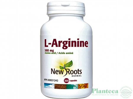 SUPLIMENTE DIVERSE - PROV L ARGININE NEW ROOT 500 MG 100 CPS