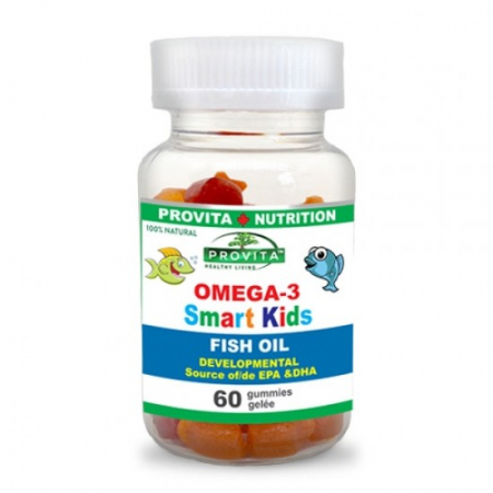 SUPLIMENTE COLESTEROL - PROV SMART KIDS-OMEGA 3 GUMATE