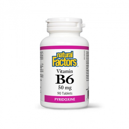 SUPLIMENTE VITAMINE ȘI MINERALE - PROV VITAMINA B 6 PYRIDOXINA 90 CPS
