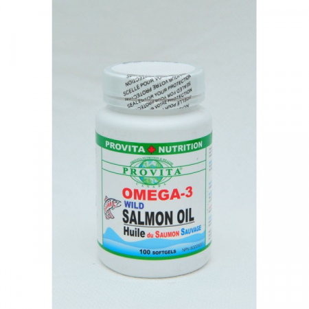 SUPLIMENTE COLESTEROL - PROV WILD SALMON OIL OMEGA 3 100CP