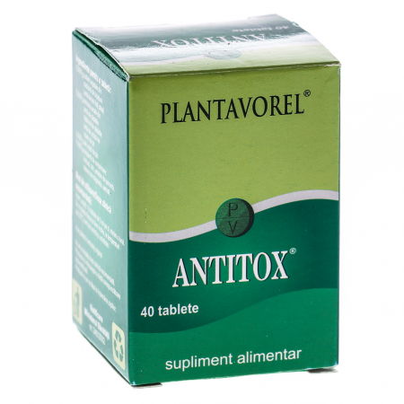 SUPLIMENTE ANTIOXIDANȚI-ANTITUMORAL - PV ANTITOX 40CP