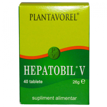SUPLIMENTE HEPATOPROTECTOARE-BILA - PV HEPATOBIL 40CP