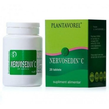 SUPLIMENTE SOMN DEPRESIE SISTEM NERVOS - PV NERVOSEDIN 20TBL