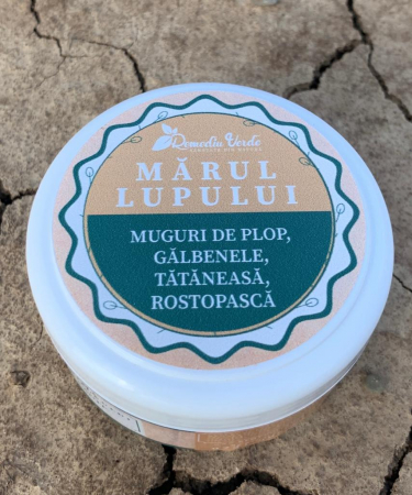 CREME CORP-MASAJ-MAINI -CALCAIE - REMEDIU VERDE CR MARUL LUPULUI PLOP GALB 100G