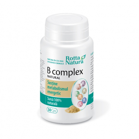SUPLIMENTE VITAMINE ȘI MINERALE - RN B COMPLEX NATURAL 30CP