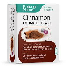 Fara Categorie - RN CINNAMON EXTRACT +CROM SI ZINC 90 CPS
