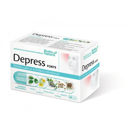 SUPLIMENTE SOMN DEPRESIE SISTEM NERVOS - RN DEPRESS FORTE 30CP