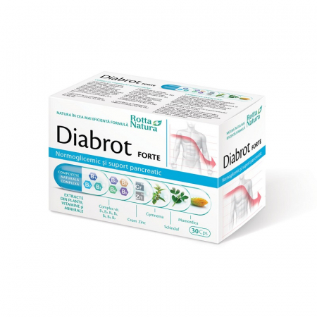 SUPLIMENTE DIABET - RN DIABROT FORTE 30CP