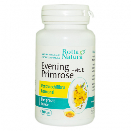 SUPLIMENTE  HORMONALE - RN EVENING PRIMROSE +VIT E 30CP