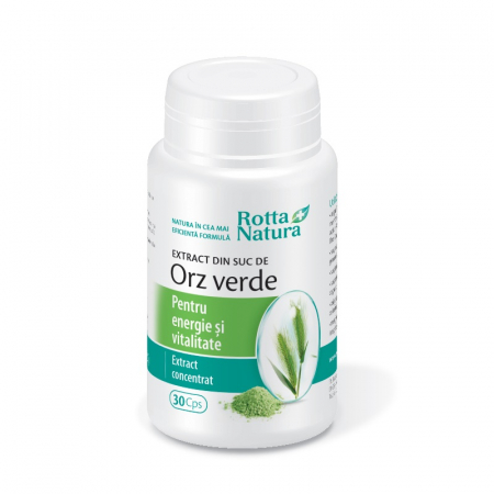 SUPLIMENTE ANTIOXIDANȚI-ANTITUMORAL - RN EXTR SUC ORZ V 30CP