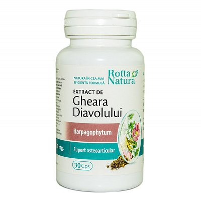 SUPLIMENTE ARTICULATII ANTIINFLAMATOARE - RN GHEARA DIAVOLULUI EXTR 30CP