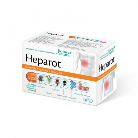 SUPLIMENTE HEPATOPROTECTOARE-BILA - RN HEPAROT 30CP