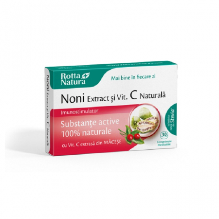 SUPLIMENTE IMUNITATE - RN NONI EXTR +VITAMINA C NAT 30CPR