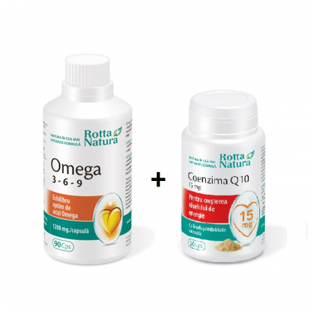 SUPLIMENTE CARDIO VASCULARE - RN OMEGA 3 6 9 +COENZ Q10 90+30CP