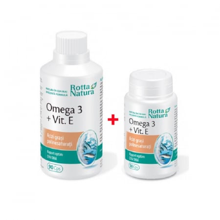 SUPLIMENTE COLESTEROL - RN OMEGA 3 +VIT E 90CP/90+30