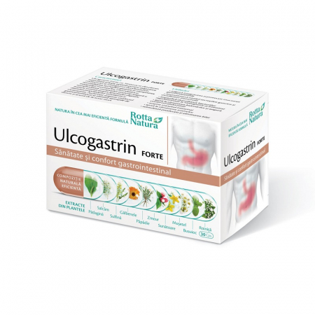 SUPLIMENTE STOMAC- DIGESTIE- COLON - RN ULCOGASTRIN FORTE 30CP