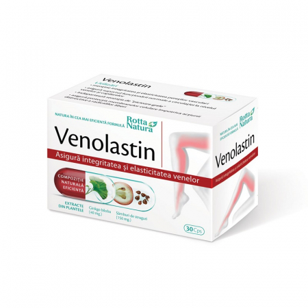 SUPLIMENTE CARDIO VASCULARE - RN VENOLASTIN 30CP